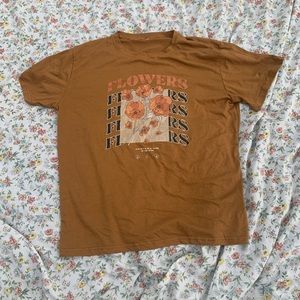Brown Floral Shirt!